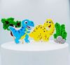 Obrazek CUKROWA DEKORACJA NA TORT PIKERY - DINOZAUR 2D EX7565 HOKUS