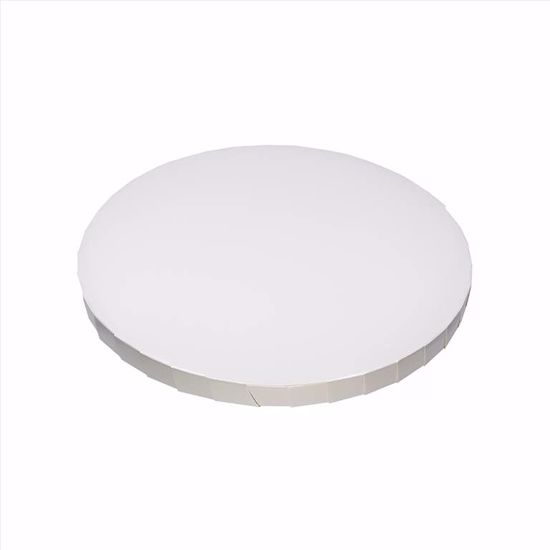 Obrazek PODKŁAD POD TORT ANGIELSKI STYRODUROWY - PERŁOWY 30CM PAPILART