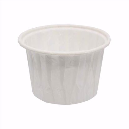 Obrazek PAPILOTKA MUFFINKA BIAŁA CUPCAKE 100szt TUBA 50x40 PAPILART