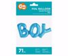 Obrazek BALON FOLIOWY "BOY" NIEBIESKI 65X29 GODAN 