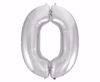 Obrazek BALON FOLIOWY SREBRNY "0" FG-C85S0 GODAN