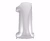 Obrazek BALON FOLIOWY SREBRNY "1" FG-C85S1 GODAN