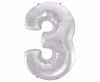 Obrazek BALON FOLIOWY SREBRNY "3" FG-C85S3 GODAN 
