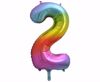 Obrazek BALON FOLIOWY TĘCZOWY "2" HS-C34T2 GODAN 