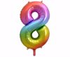Obrazek BALON FOLIOWY TĘCZOWY "8" HS-C34T8 GODAN 
