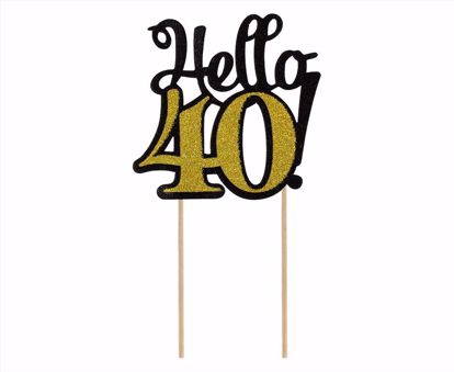Obrazek DEK .PAPIEROWA TOPPER " HELLO 40" PF-DP40 GODAN