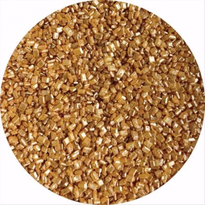Obrazek POSYPKA CUKROWA -KRYSZTAŁKI ZŁOTE 80g. 24484/80 DEKORPOL