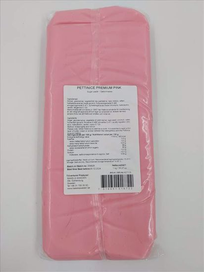 Obrazek MASA CUKROWA RÓŻOWA PETTINICE 1KG BAKELS 