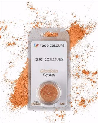 Obrazek BARWNIK SPOŻYWCZY POMARAŃCZOWY DUST COLOURS - GLADIOLA 2,5g. DC-040 FOOD COLOURS