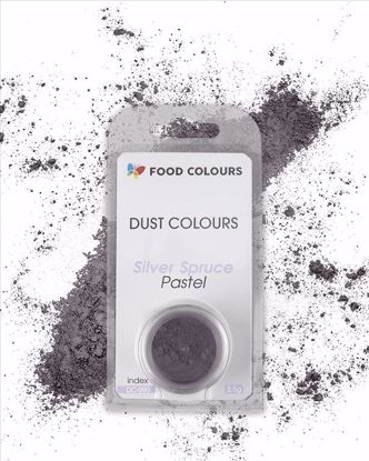 Obrazek BARWNIK SPOŻYWCZY DUST COLURS - SILVER DC-090 2,5g. FOOD COLOURS