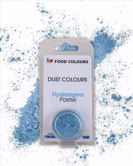 Obrazek BARWNIK SPOŻYWCZY NIEBIESKI DUST COLOURS - HYDRANGEA 2,5g. DC-105 FOOD COLOURS
