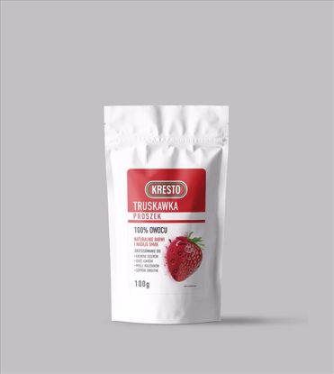 Obrazek TRUSKAWKA LIOFILIZOWANA PROSZEK 100g. KRESTO