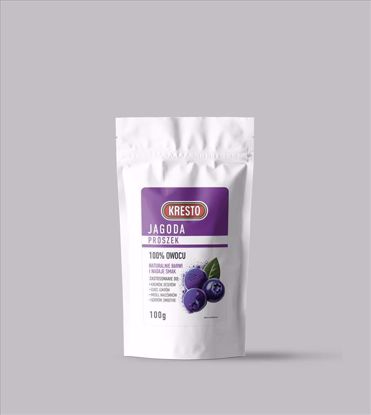 Obrazek JAGODA LIOFILIZOWANA PROSZEK 100g. KRESTO