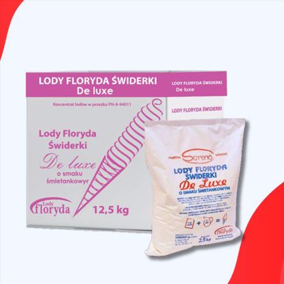 Obrazek LODY ŚMIETANKOWE ŚWIDERKI DELUX OP. 2,5KG SORENO MIESZANKA DO LODÓW