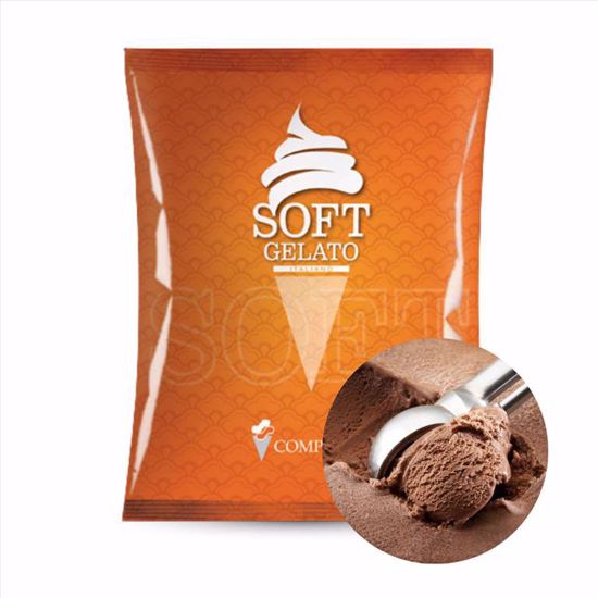 Obrazek LODY CZEKOLADOWE SOFT DO AUTOMATU COMPRITAL OP. 1,6KG PP145