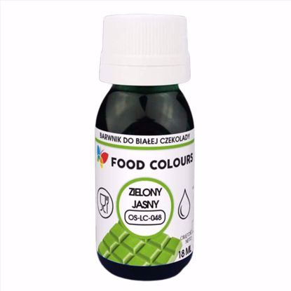 Obrazek BARWNIK DO CZEKOLADY LIGHT GREEN OS-LC-048 18ML FOOD COLOURS