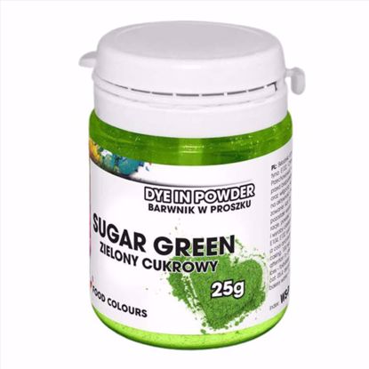Obrazek BARWNIK W PROSZKU ZIELEŃ CUKROWA WS-P-0057 25G FOOD COLOURS