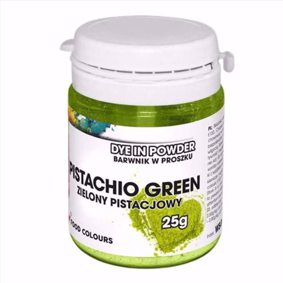 Obrazek BARWNIK W PROSZKU ZIELEŃ PISTACJOWA WS-P-049 25G FOOD COLOURS