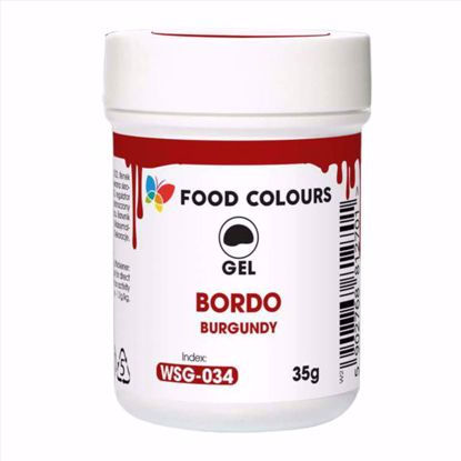 Obrazek BARWNIK ŻEL BORDO / BURGUND  35G WSG-034 FOOD COLOURS