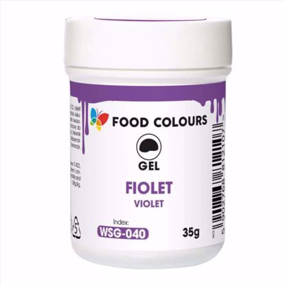 Obrazek BARWNIK ŻEL FIOLET WSG-040 35G FOOD COLOURS